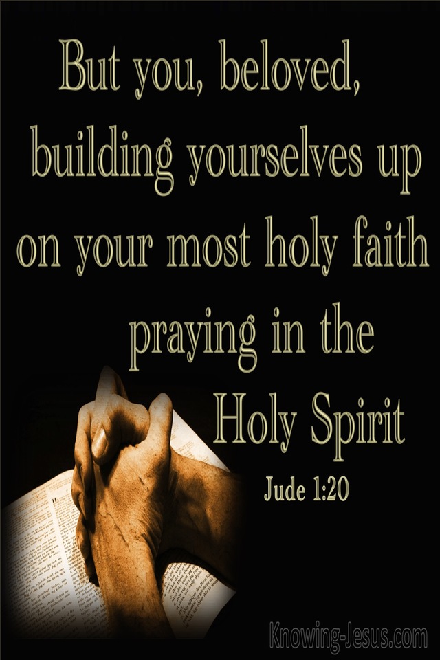Jude 1:20 Build Yourselves Up In Your Most Holy Faith (black)